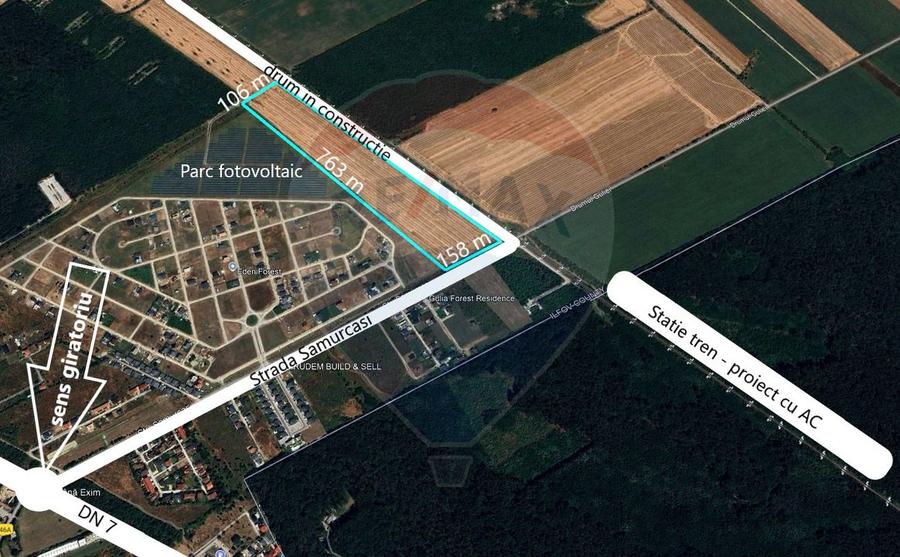 Teren Construcții intravilan de 99000 mp, în Gulia