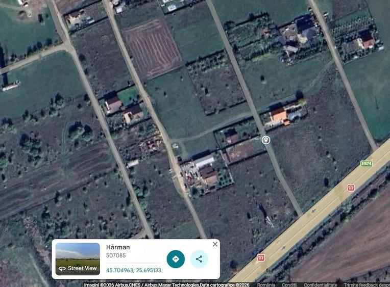 Teren de 1000 mp, în Hărman