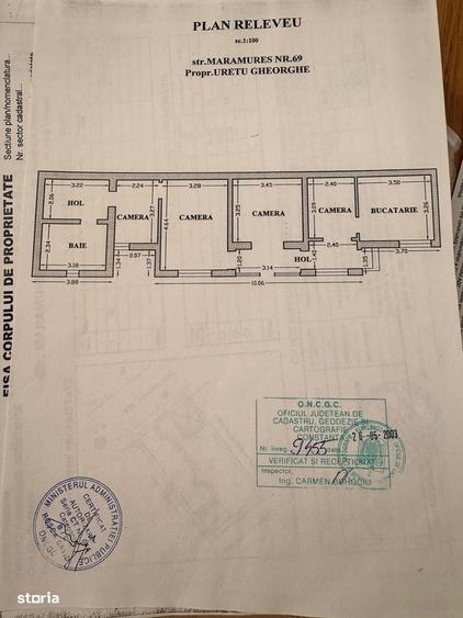 Casă cu 3 camere cu Teren 327 Mp în Central