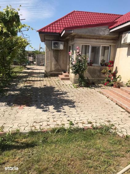 Cogealac-Casa 5 camere mobilata, renovata, gaze, teren 1519mp-65.000e - 3