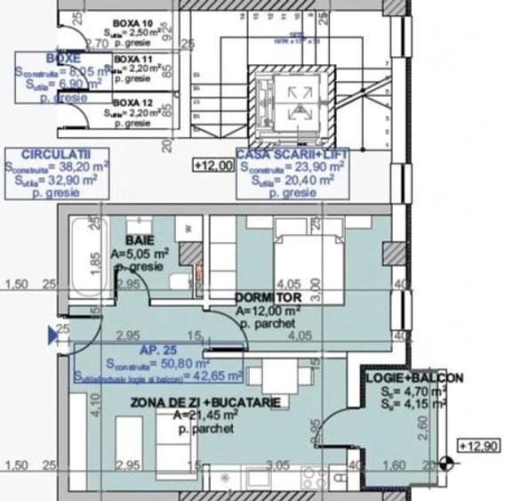 Apartament cu 2 camere decomandat în Central