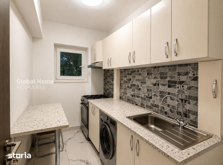 Apartament cu 2 camere semidecomandat, mobilat în Domenii