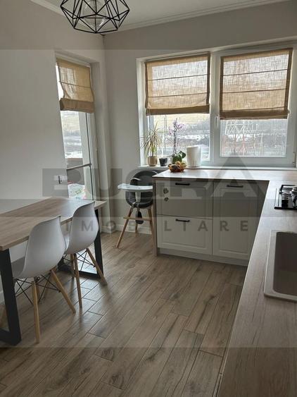 Apartament cu 3 camere decomandat, mobilat în Apahida