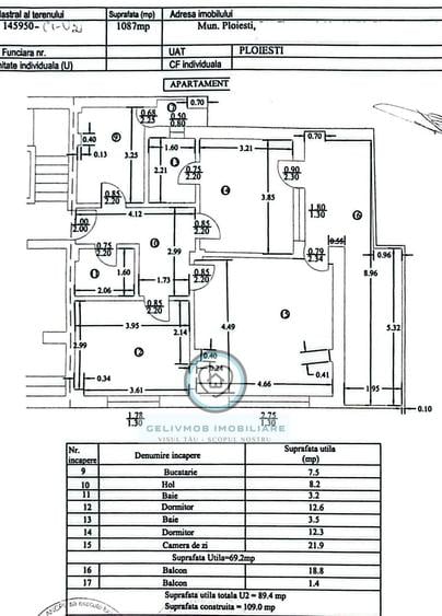 Ap 3 cam | Lux| Republicii Sf. Vasile | CT, AC, 2 gr sanitare, garaj - 10