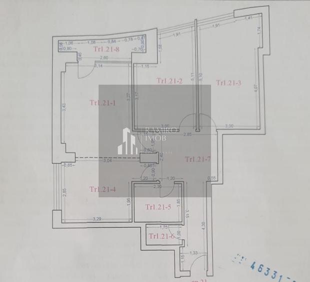 Apartament cu 3 camere decomandat, mobilat în Theodor Pallady