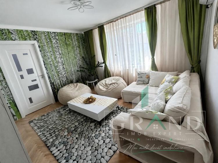 Apartament cu 2 camere semidecomandat, mobilat în Semicentral
