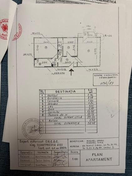 Apartament cu 2 camere decomandat, mobilat în Mihai Bravu