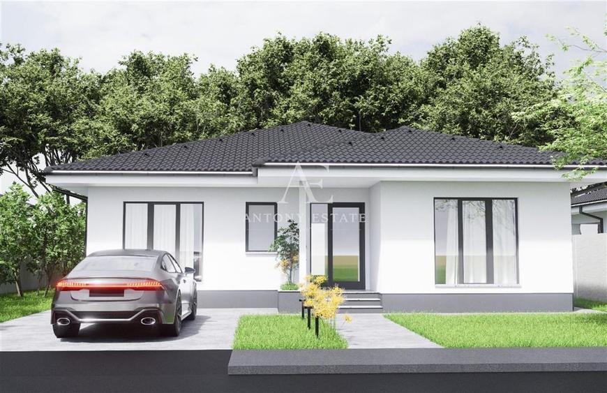 Casă individuală cu 4 camere cu Canalizare în Cheriu