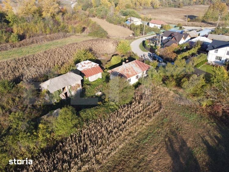 Casă cu 2 camere cu Teren 1000 Mp în Valea