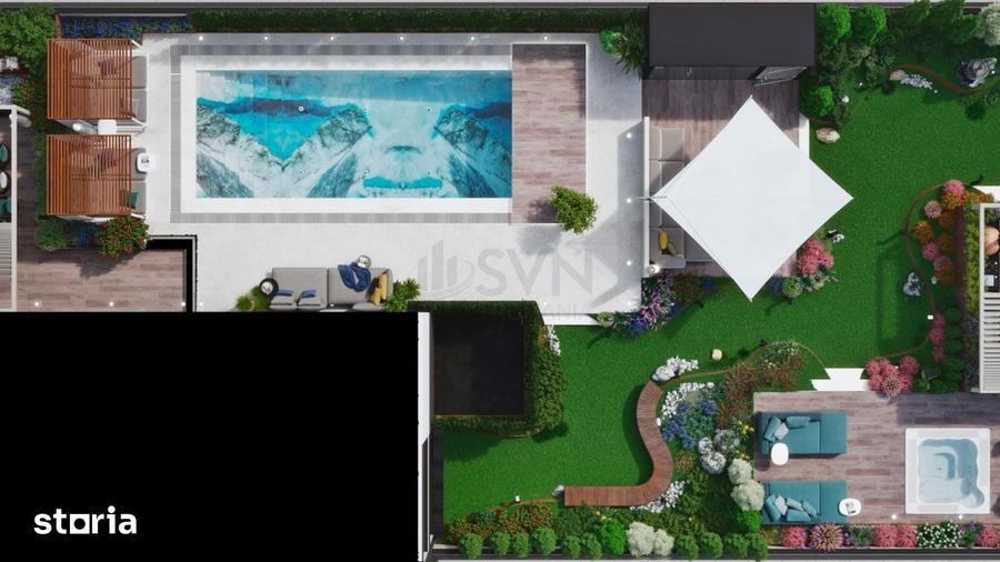 Penthouse spectacolos Aviatiei 790 mp cu piscina pe terasa - 6