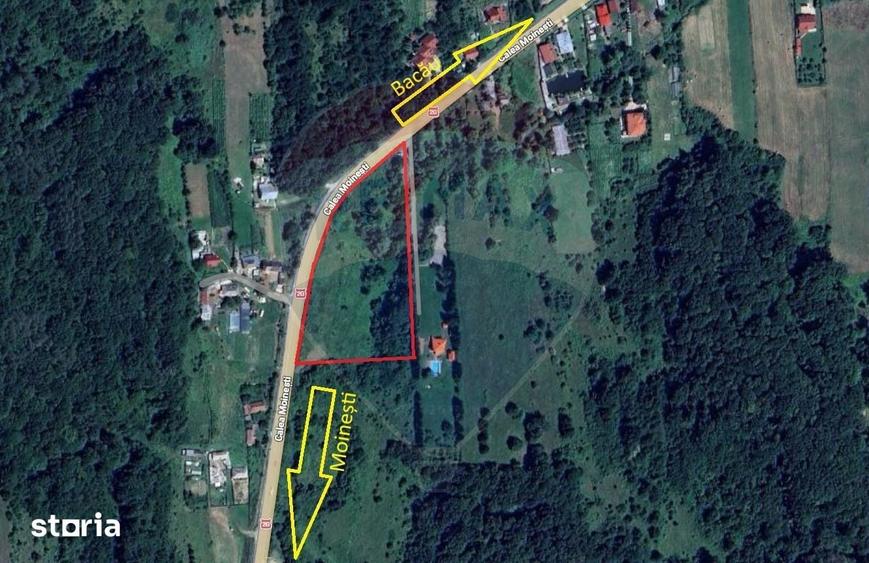Teren de 2500 mp, în Mărgineni