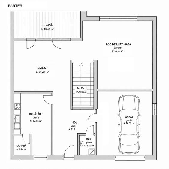 Casă cu 5 camere cu Teren 325 Mp în Torontalului