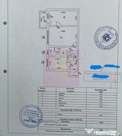 Apartament cu 2 camere semidecomandat în Central
