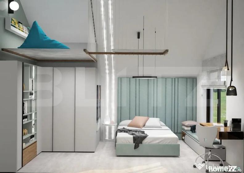 Casa individuala, 4 camere, P+M, proiect superb! zona Stupin - 12