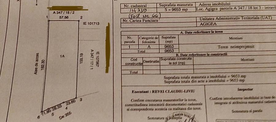 Teren Construcții intravilan de 10000 mp, în Periferie