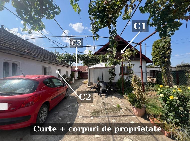 Casă individuală cu 4 camere cu Teren 1900 Mp în Tileagd
