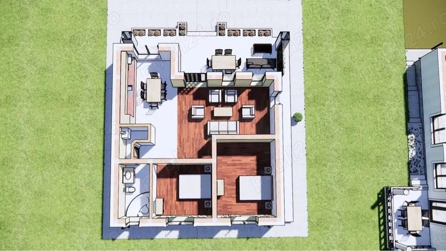 Casă cu Teren 400 Mp în Central
