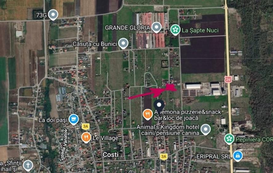 Teren de 500 mp, în Costi