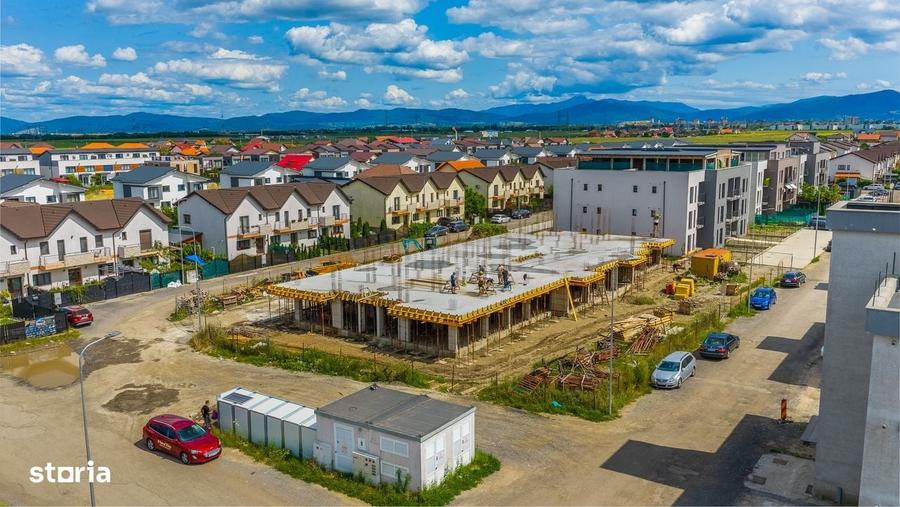 Apartament cu 2 camere decomandat în Sânpetru