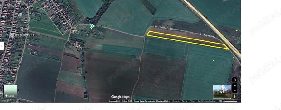 Teren agricol Giarmata, la auto-strada, langa benzinarie si sat - 2