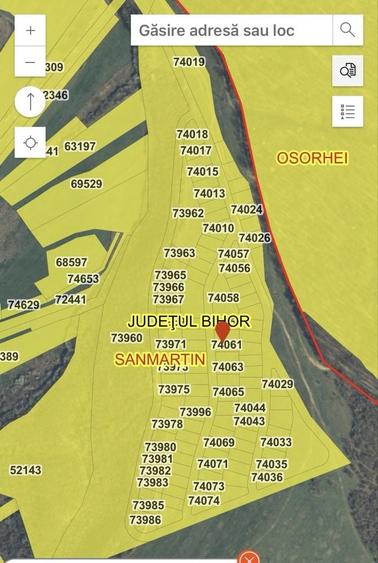 Teren de 500 mp, în Exterior Vest