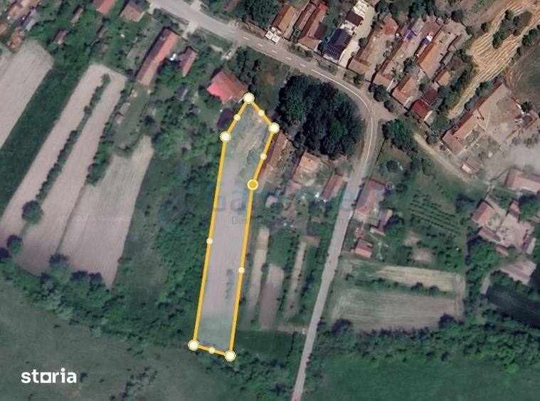 Teren de 2456 mp, în Tămășeu