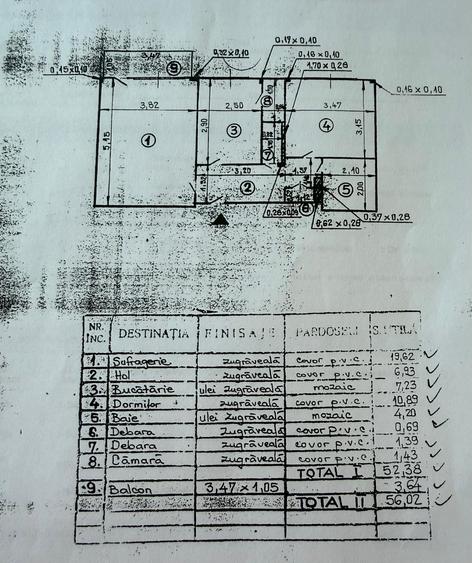 Apartament cu 2 camere decomandat în Tineretului