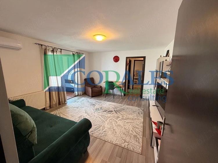 Apartament cu 2 camere semidecomandat, mobilat în Soarelui