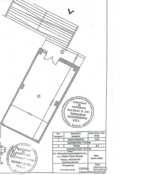 Spațiu comercial, de 62 mp, în Central