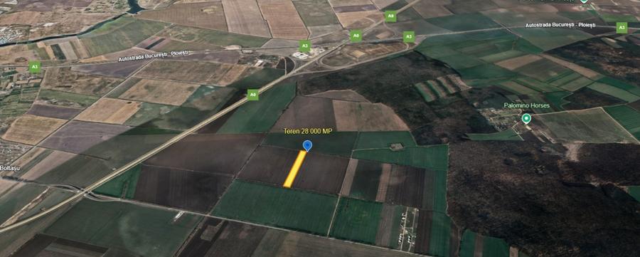 Teren agricol intravilan de 28000 mp, în Ștefăneștii de Jos