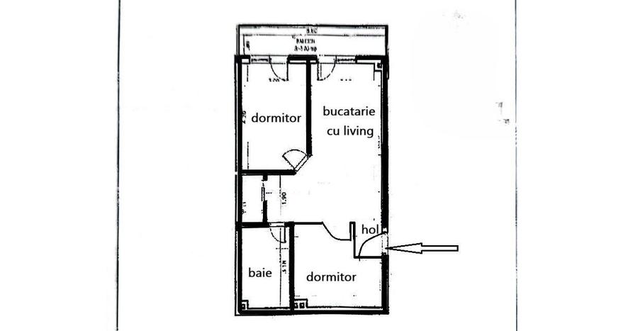 Apartament 3 camere, parcare, str Florilor Floresti Atelierul de Pizza - 8