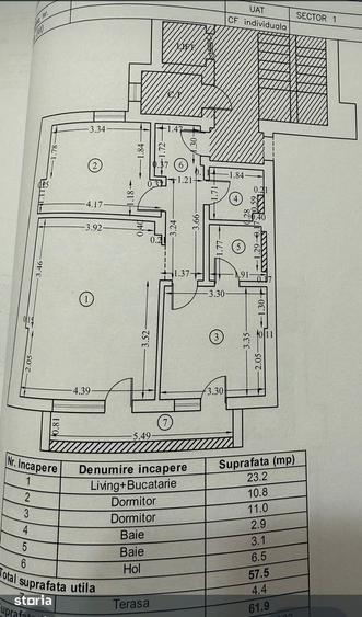 Apartament cu 3 camere în Băneasa