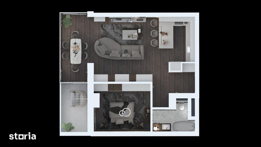 Apartament cu 2 camere în 13 Septembrie
