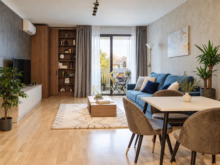 Apartament cu 2 camere semidecomandat, mobilat în Barbu Văcărescu