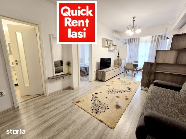 Palas Mall Bloc Nou Apartament 2 Camere Open Space Modern De Inchiriat - 9