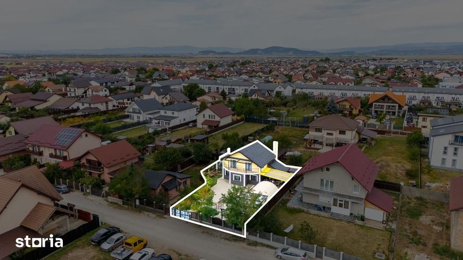 Casă cu 4 camere cu Teren 531 Mp în Tărlungeni