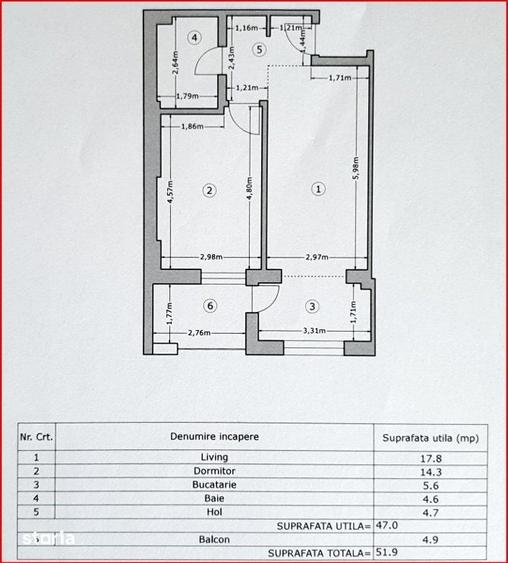 Metalurgiei, Apartament 2 Camere 52 Mp, Parcare Subterana! - 6