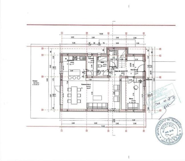 Casă individuală cu 5 camere cu Canalizare în Exterior Nord
