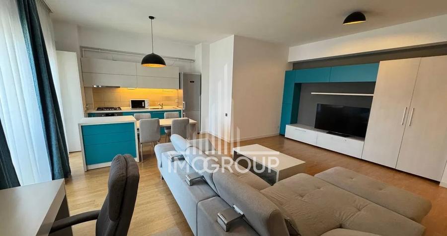 Apartament cu 2 camere semidecomandat, mobilat în Central