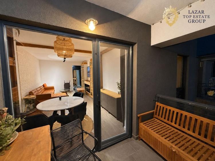 Apartament cu 3 camere semidecomandat, mobilat în UTA