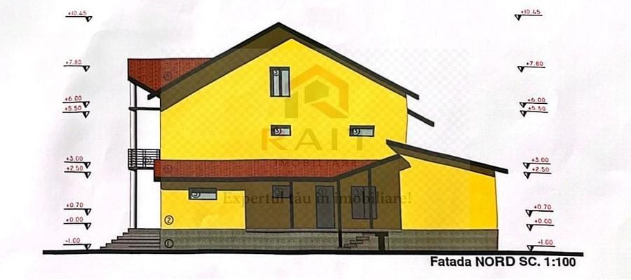 Casă individuală cu 20 camere cu Canalizare în Nord