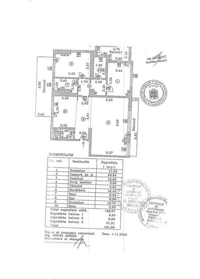 Apartament cu 3 camere decomandat, mobilat în Herăstrău