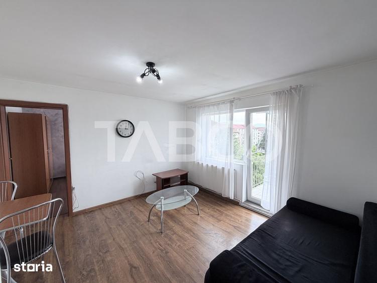 Apartament cu 2 camere nedecomandat, mobilat în Mihai Viteazul