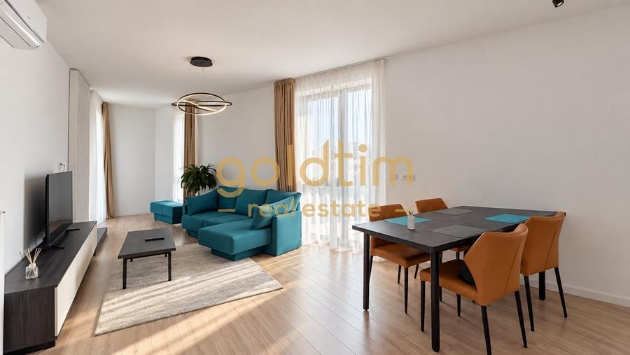 Apartament cu 2 camere decomandat, mobilat în Herăstrău