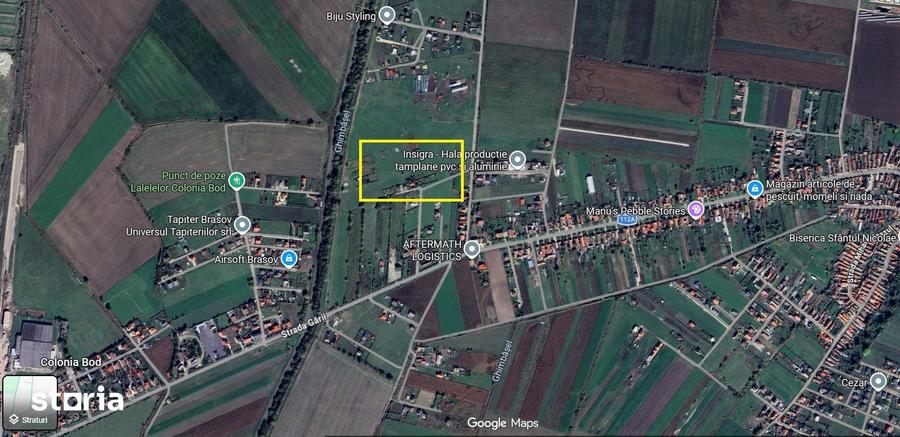 Teren de 500 mp, în Tractorul