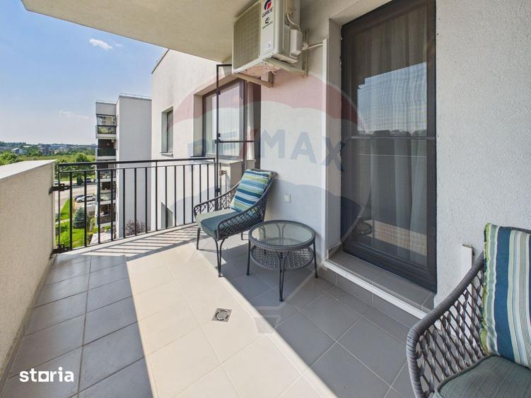 Apartament cu 2 camere, mobilat în Băneasa