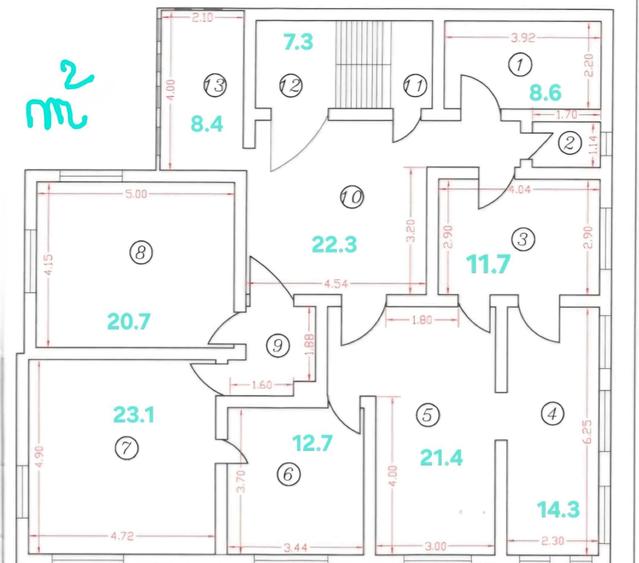 Apartament cu 4 camere în Central