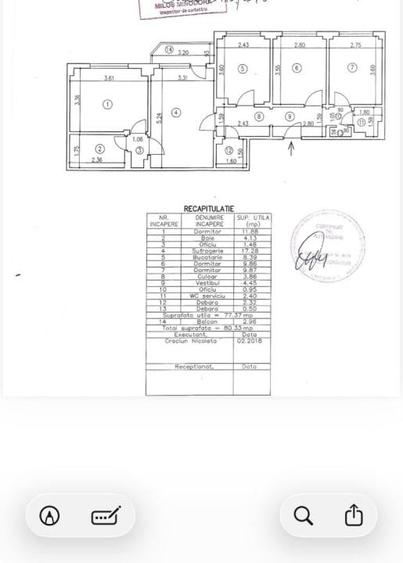 Apartament cu 4 camere în Crângași