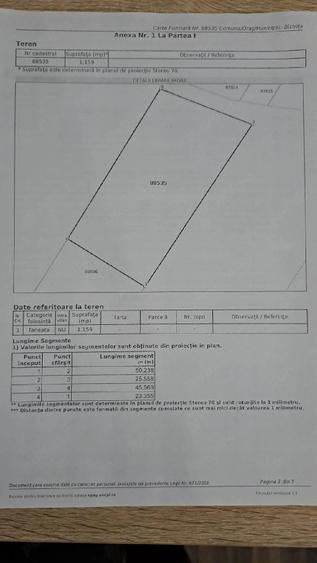 Teren de 1159 mp, în Exterior Vest