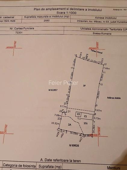Casă cu 2 camere cu Teren 2680 Mp în Măceu